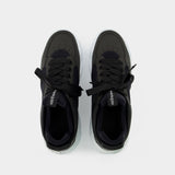 Court Sneakers - Alexander Mcqueen - Black/White - Leather