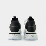 Court Sneakers - Alexander Mcqueen - Black/White - Leather