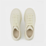 Oversized Sneakers - Alexander Mcqueen - Black/White - Leather