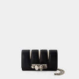 The Slash Crossbody - Alexander Mcqueen - Leather - Black