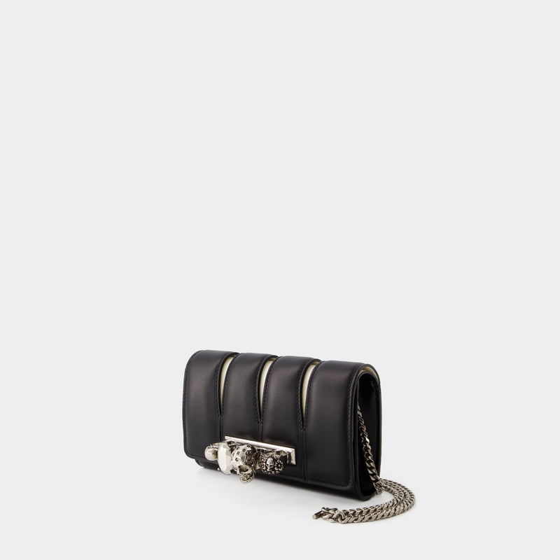 The Slash Crossbody - Alexander Mcqueen - Leather - Black