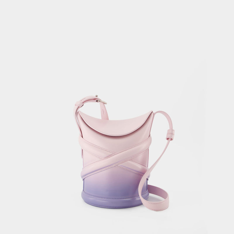 The Curve Hobo Bag - Alexander Mcqueen -  Lilac/Pink - Leather