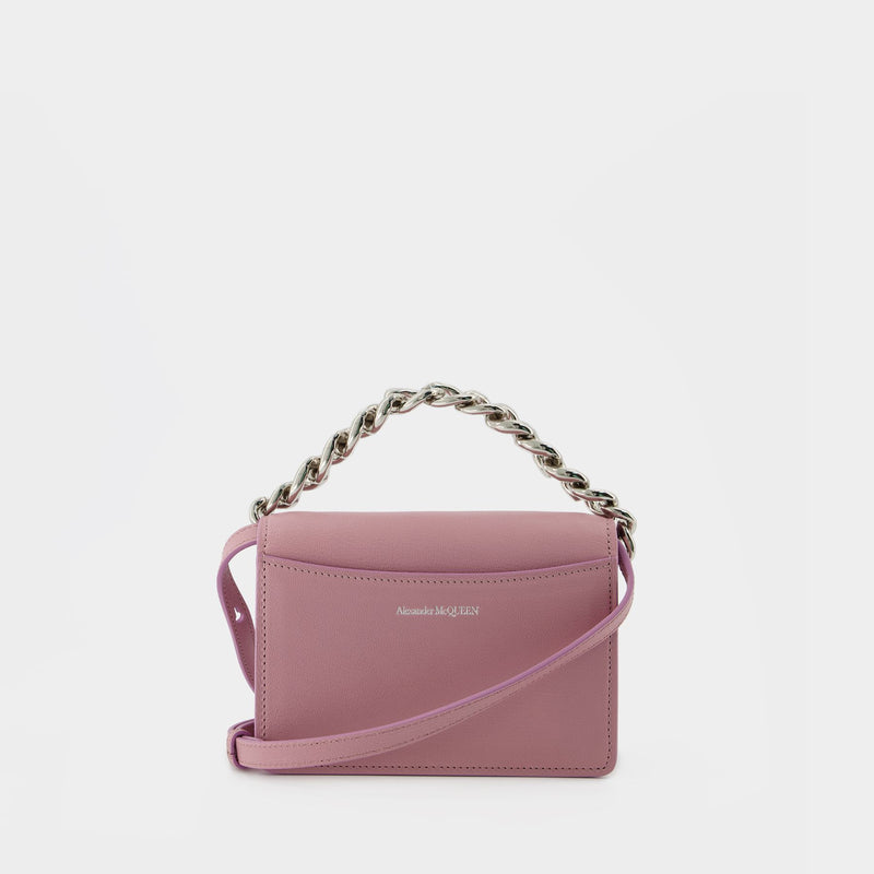 Four Ring Mini Bag - Alexander Mcqueen - Pink Antique - Leather