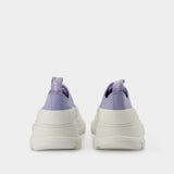 Tread Slick Sneakers - Alexander Mcqueen - Lilac/White - Leather