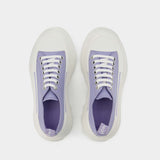 Tread Slick Sneakers - Alexander Mcqueen - Lilac/White - Leather