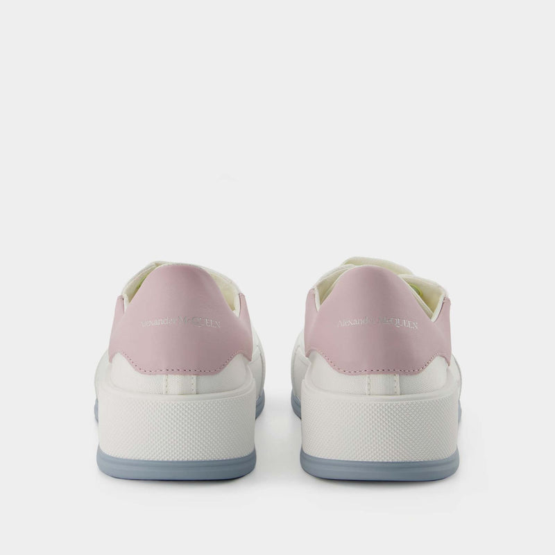 Oversized Sneakers - Alexander Mcqueen - White/Pink - Leather