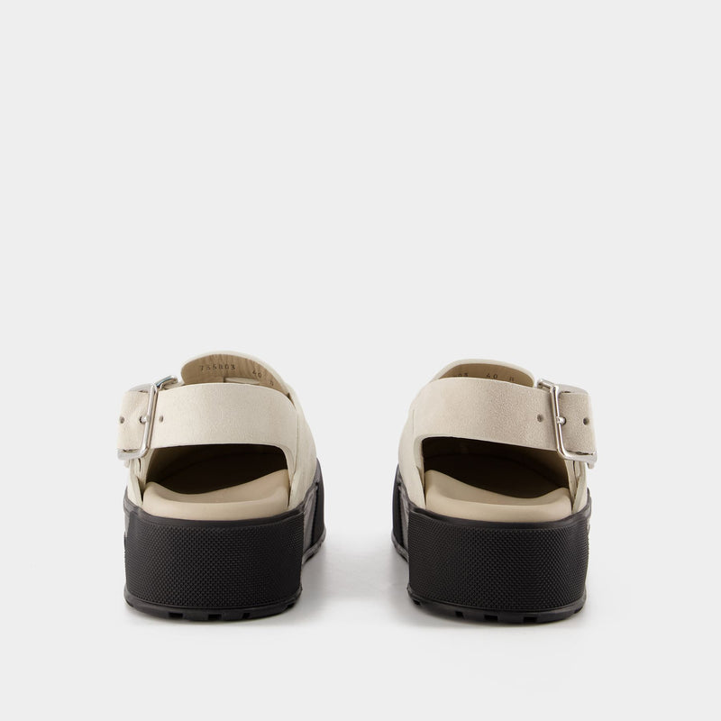 Oversize Flat Shoes - Alexander Mcqueen - Multi - Leather