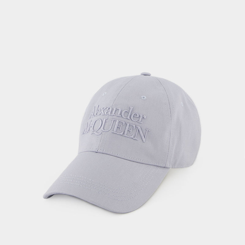 Logo Cap - Alexander Mcqueen - Cotton - Light Grey