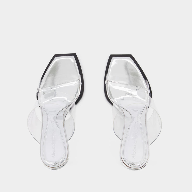 Sandals - Alexander Mcqueen - Clear - Leather