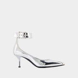 Pumps - Alexander Mcqueen - Silver - Leather