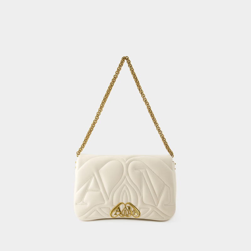 The Seal Crossbody Bag - Alexander McQueen - Leather - Ivory