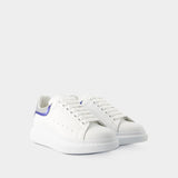 Oversized Sneakers - Alexander Mcqueen - Leather - White/Silver