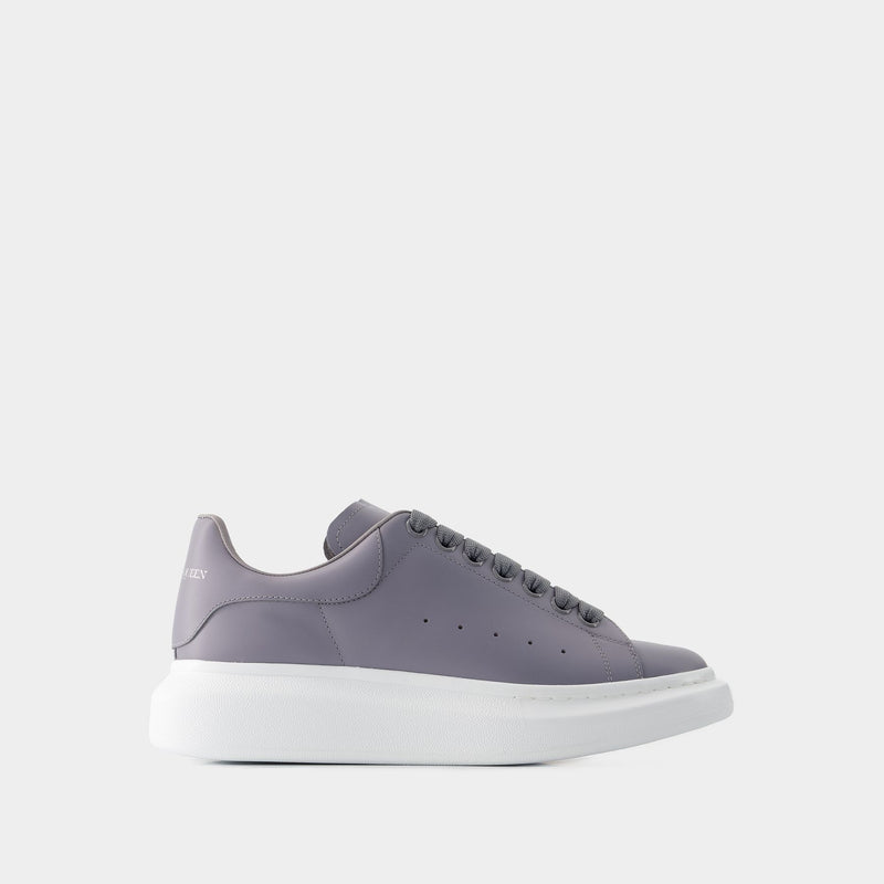 Oversized Sneakers - Alexander Mcqueen - Leather - Grey