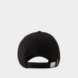 Varsity Skull Cap - Alexander Mcqueen - Cotton - Black/Ivory