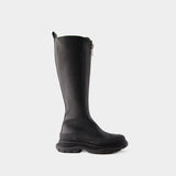 Tread Slick Boots - Alexander Mcqueen - Leather - Black