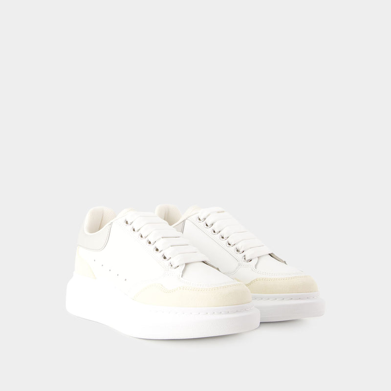 Oversized Sneakers - Alexander Mcqueen - Leather - Vanilla