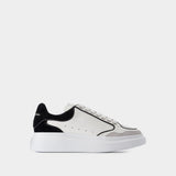 Oversized Sneakers - Alexander McQueen - Leather - White