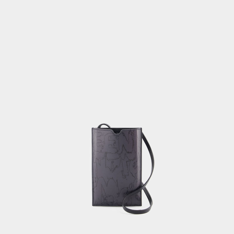 The Phone Holder Crossbody - Alexander McQueen - Nylon - Black