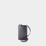 The Phone Holder Crossbody - Alexander McQueen - Nylon - Black