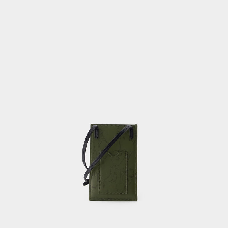 The Phone Holder Crossbody - Alexander McQueen - Nylon - Khaki