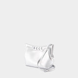 The Mini Peak Purse - Alexander McQueen - Leather - Silver