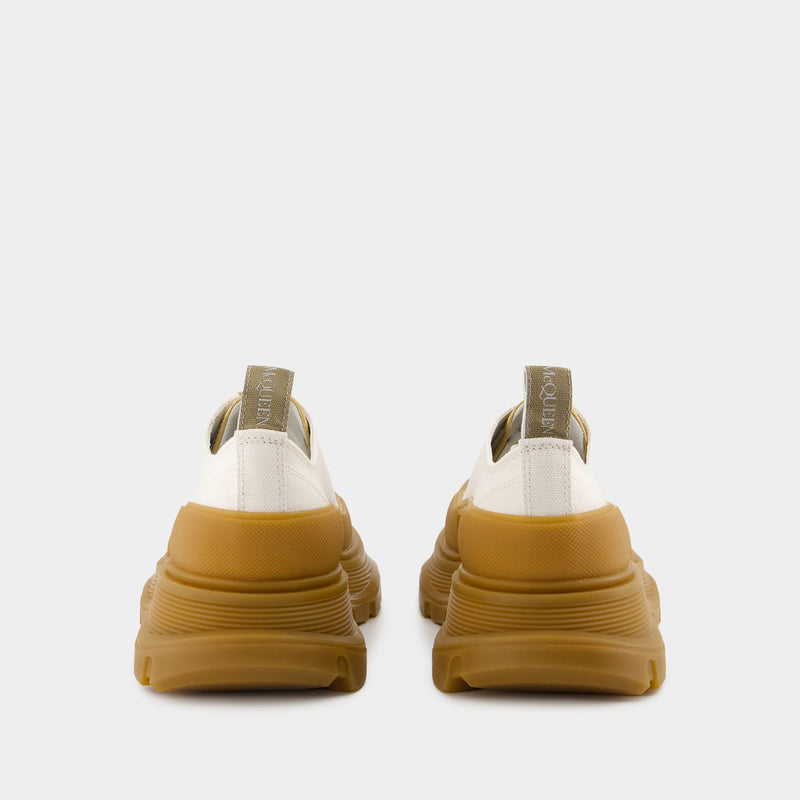 Tread Sneakers - Alexander McQueen - Leather - Beige