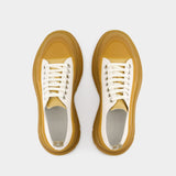 Tread Sneakers - Alexander McQueen - Leather - Beige