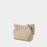 The Small Peak Purse - Alexander McQueen - Leather - Camel