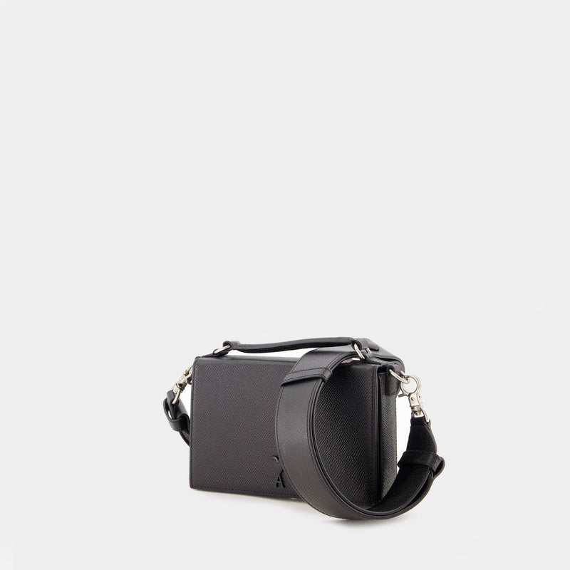 Adc Lunch Box Crossbody - AMI Paris - Leather - Black