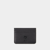 ADC Card Holder - AMI Paris - Leather - Black