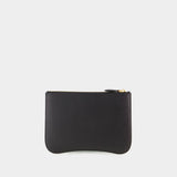 Paris Pouch - AMI Paris - Leather - Black