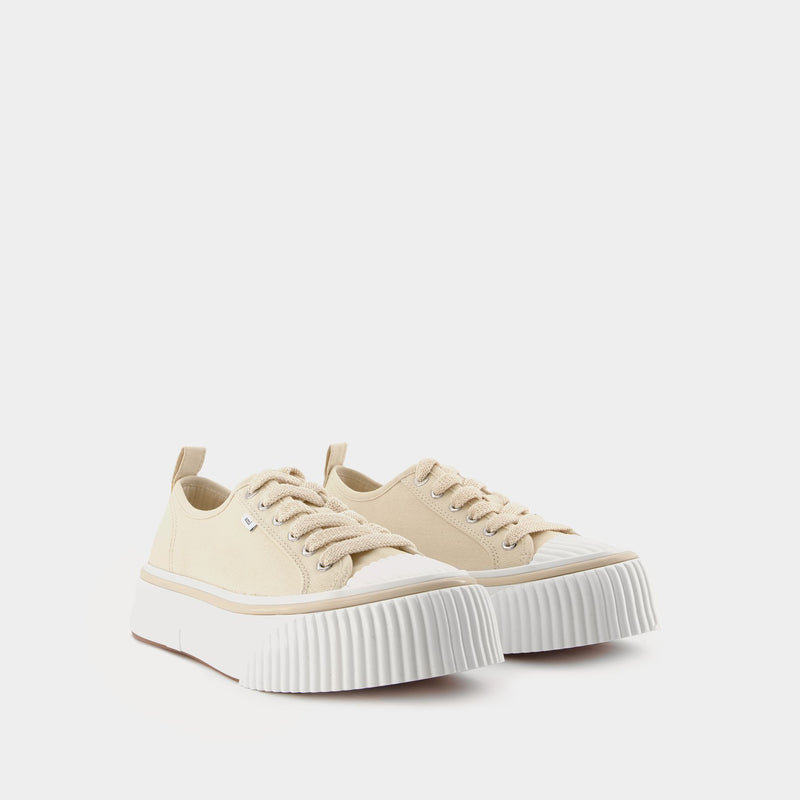 Low Top Ami 1980 Sneakers - AMI Paris - Cotton - Off White