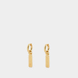 Skate Tag P Earring - Balenciaga - Gold