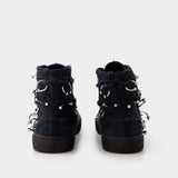 Paris High Top Sneakers - Balenciaga - Canvas - Black