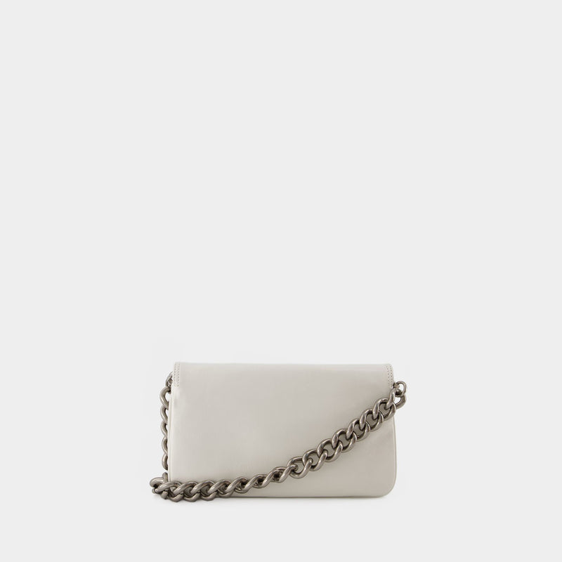 Bb Soft Flap Bag - Balenciaga - Leather - White