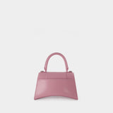 Hourglass S Bag - Balenciaga - Leather - Powder Pink