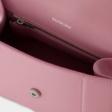 Hourglass S Bag - Balenciaga - Leather - Powder Pink