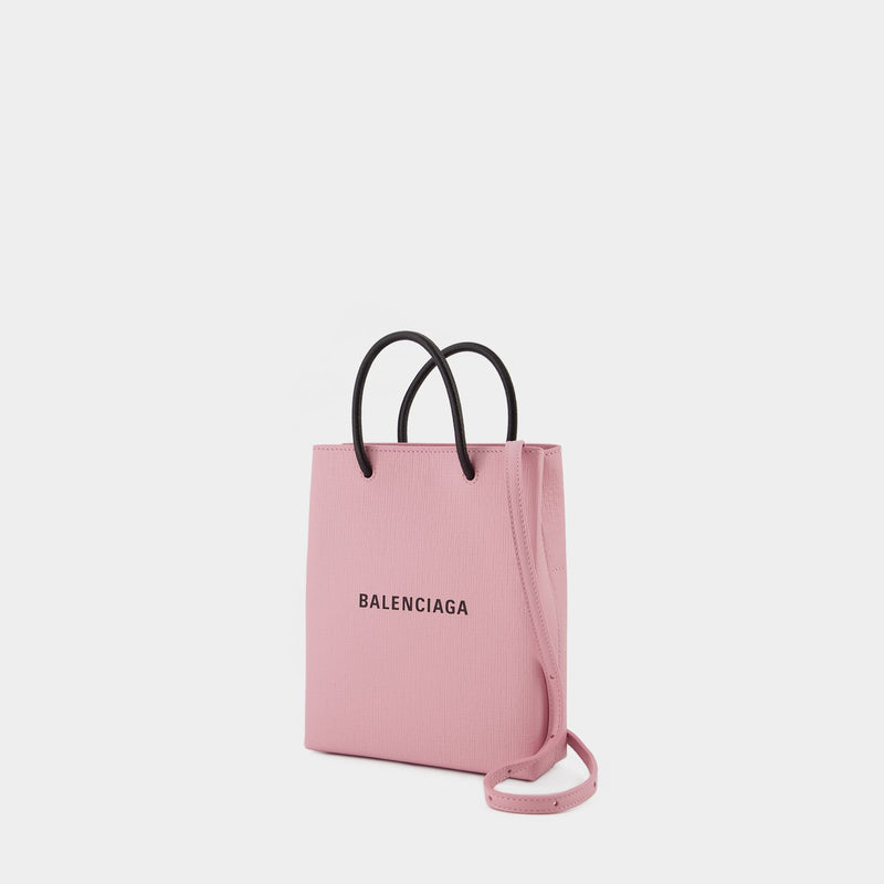 Phone Holder - Balenciaga - Leather - Powder Pink