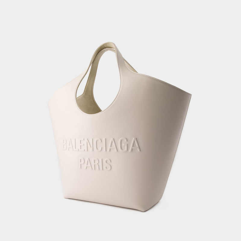 Mary Kate Tote - Balenciaga - Leather - Nacre