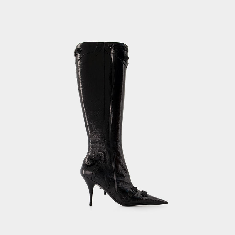 Cagole H90 Boots - Balenciaga - Leather - Black