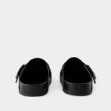 Sunday Slides - Balenciaga - Leather - Black