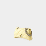 Crush Chain S Crossbody - Balenciaga - Leather - Yellow