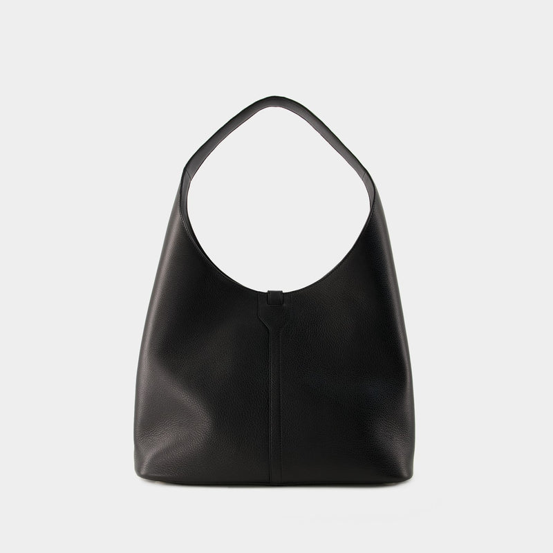 Locker Hobo M Shoulder Bag - Balenciaga - Leather - Black