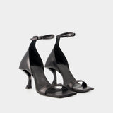 Hourglass Sandals - Balenciaga - Leather - Black