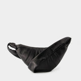 Small Croissant Bag - Lemaire - Leather - Black