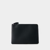 Document Holder - Lemaire - Leather - Midnight Green