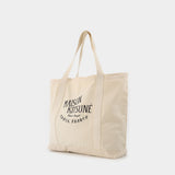 Palais Royal Tote Bag - Maison Kitsune - Cream - Cotton