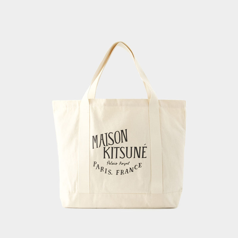 Palais Royal Tote Bag - Maison Kitsune - Cotton - Beige