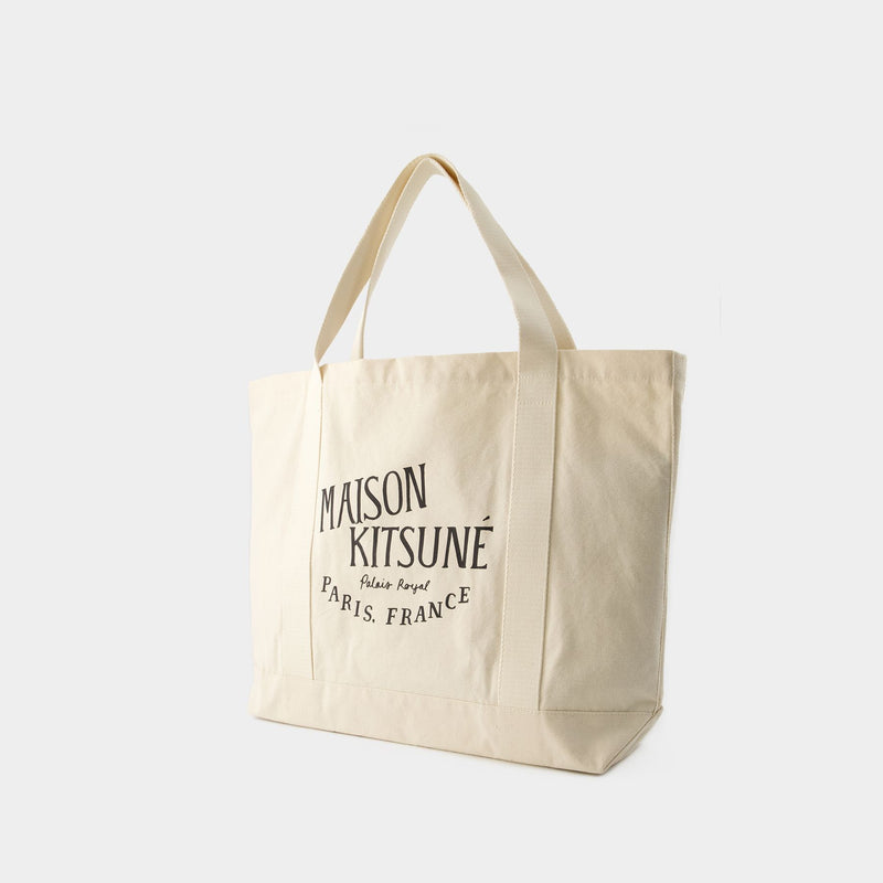 Palais Royal Tote Bag - Maison Kitsune - Cotton - Beige