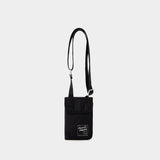 Neck Pouch Crossbody - Maison Kitsune - Nylon - Black